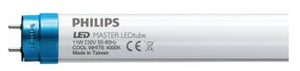 Philips LEDtube GA100 600mm 10W/840 I - LED Tube T8 MASTER (EM/Mains) Standard Output 10W 825lm - 840 Cool White | 60cm - Replaces 18W