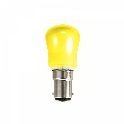 PY15SBC-Y-CR - 250v 15w Ba15d Yellow