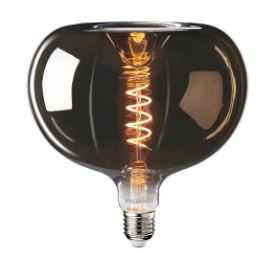 TOLEDO LIFESTYLE G190 BLK DIM 150LM E27 SL LED Light Bulbs Sylvania - The Lamp Company