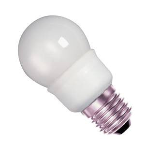 PLCG7ES-82-BE - CFL Mini Round - 240v 7W E27 Energy Saving Light Bulbs Bell - The Lamp Company