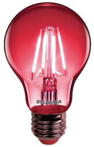 TOLEDO RETRO CHROMA A60 RED E27 SL TOLEDO RETRO CHROMA Coloured LED Light Bulbs Sylvania - The Lamp Company