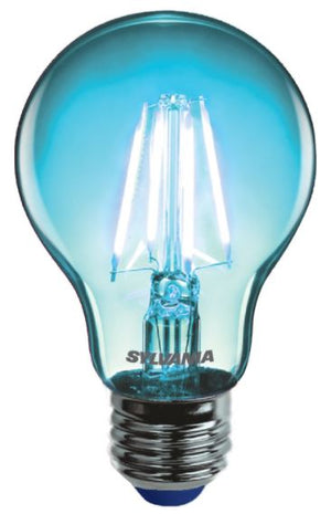 TOLEDO RETRO CHROMA A60 BLUE E27 SL TOLEDO RETRO CHROMA Coloured LED Light Bulbs Sylvania - The Lamp Company