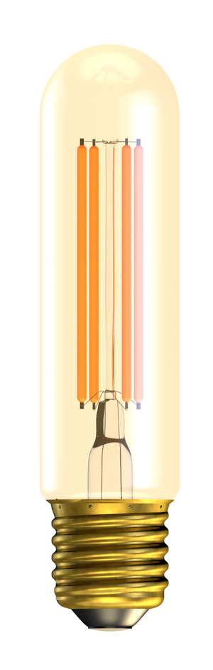 Bell 01443 - 4W LED Vintage Tubular Dimmable - ES, Amber, 2000K - L130mm LED Vintage - Dimmable Bell - The Lamp Company