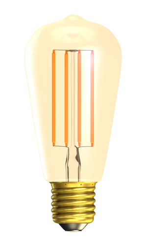 Bell 01462 - 4W LED Vintage Squirrel Cage - ES, Amber, 2000K LED Vintage - Non Dimmable Bell - The Lamp Company
