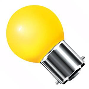 GBL1BC-Y - 240v 1w B22d LED Yellow