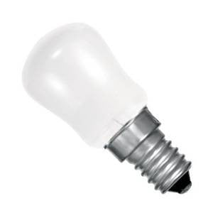 PY15SES-W-BE - 250v 15w E14 29X66mm White Coloured Light Bulbs Bell - The Lamp Company