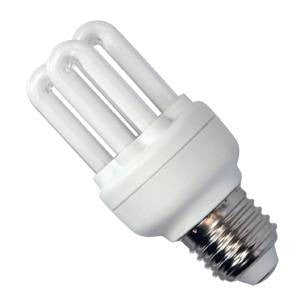 PLCT11ES-82-BE - Micro Superlux 6U T2 - 240v 11W E27 Energy Saving Light Bulbs Bell - The Lamp Company