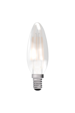 Bell 05130 - 4W LED Filament Satin Candle - SES, 2700K LED Filament Candle - Non Dimmable Bell - The Lamp Company