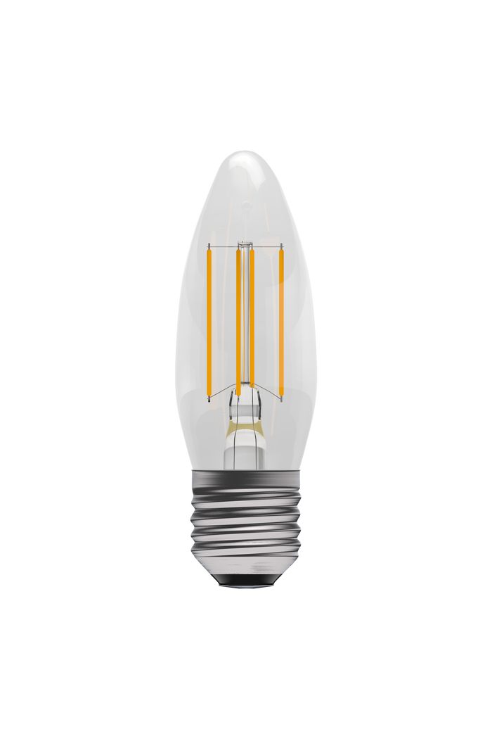 Bell 05308 - 4W LED Filament Clear Candle Dimmable - ES, 2700K