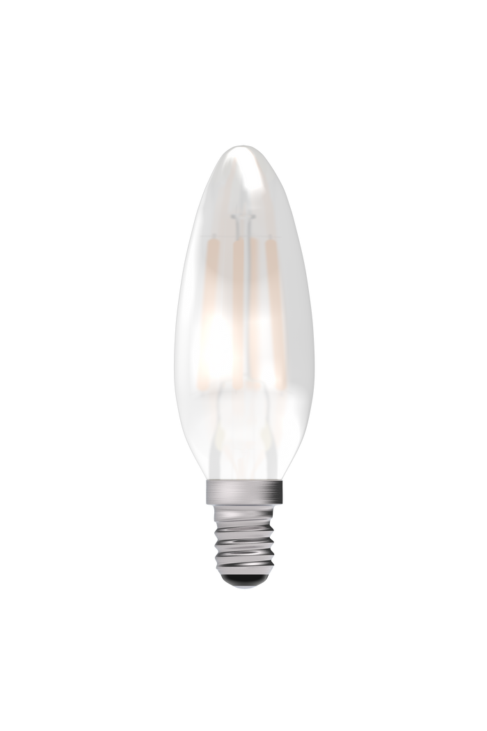 Bell 05315 - 4W LED Filament Satin Candle Dimmable - SES, 2700K