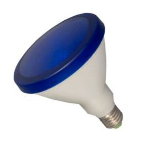 P38L15FL-B-BE - 240v 15w E27 Blue PAR38 LED LED Bulbs Bell - The Lamp Company