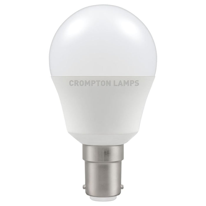 Crompton 11502 - LED Round Thermal Plastic • 5.5W • 2700K • SBC-B15d