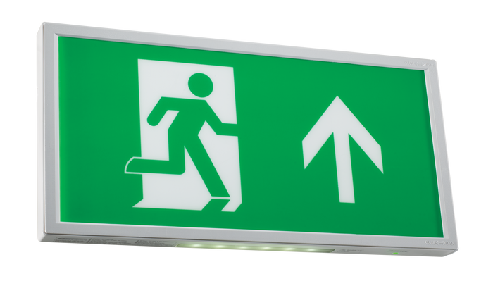 Bell 09000 - 3W Spectrum LED Emergency Slim Exit Sign Including Up Legend Maintained/Non Maintained
