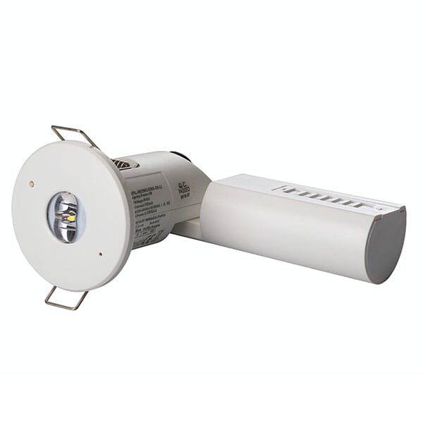 Bell 09075 - 3W Spectrum LED Emergency Downlight Open Area/Corridor Non Maintained - Self Test