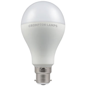 Crompton Lamps LED Thermal Plastic GLS 15W Very Warm White B22d Opal