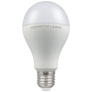 Crompton Lamps LED Thermal Plastic GLS 14W Very Warm White E27 Opal Dimmable