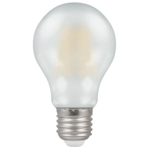 Crompton LED Filament GLS 5W 240V Very Warm White E27 Pearl Dimmable