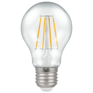 Crompton LED Filament GLS 5W 240V Very Warm White E27 Clear Dimmable