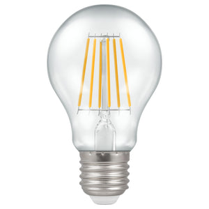 Crompton LED Filament GLS 7.5W 240V Very Warm White E27 Clear Dimmable