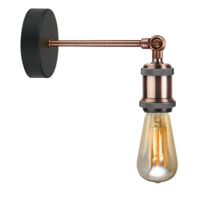 Bell 10321 - Retro Vintage Wall Light - Antique Bronze, ES Retro LED Vintage Ceiling Pendant & Wall Light Bell - The Lamp Company