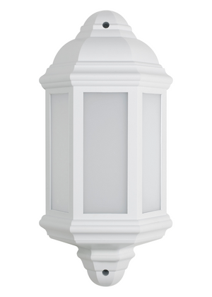 Bell 10356 - Retro LED Intergrated Half Lantern White Retro Vintage Lanterns Bell - The Lamp Company