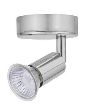 Bell 10370 - Luna GU10 Ceiling Spotlight - Single, Chrome Luna Decorative Ceiling Spot Lights Bell - The Lamp Company