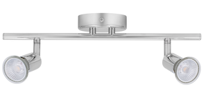 Bell 10371 - Luna GU10 Ceiling Spotlight - Twin, Chrome Luna Decorative Ceiling Spot Lights Bell - The Lamp Company