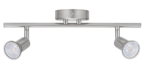 Bell 10375 - Luna GU10 Ceiling Spotlight - Twin, Satin Luna Decorative Ceiling Spot Lights Bell - The Lamp Company