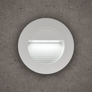 Bell 10403 - Luna Round LED Guide Light - White, IP65, White Trim Luna LED Guide Light Bell - The Lamp Company