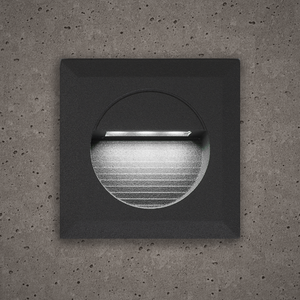 Bell 10405 - Luna Square LED Guide Light - White, IP65, Grey Trim Luna LED Guide Light Bell - The Lamp Company