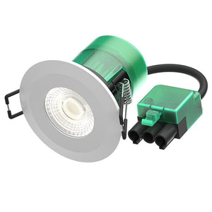 Bell 010497 - 6W Firestay LED Downlight - White/Satin, Dim, 3000K, 60° Bell Light Bulbs bell - The Lamp Company