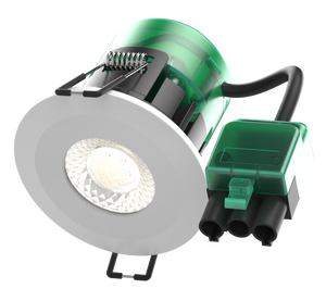 Bell 10510 - 7W Firestay LED CCT 3 Way Selectable Colour Switch Downlights - Dim, P&P, 3 Colour, 40° Beam Angle - Tool Free Connector Firestay LED Integrated Downlight Bell - The Lamp Company