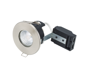 Bell 10651 - Fire Rated MV/LV Showerlight - Satin Nickel Downlights Bell - The Lamp Company