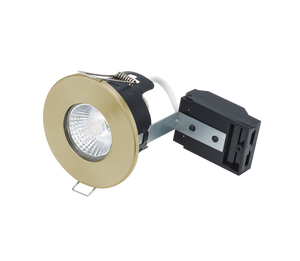 Bell 10654 - Fire Rated MV/LV Showerlight - Brass Downlights Bell - The Lamp Company