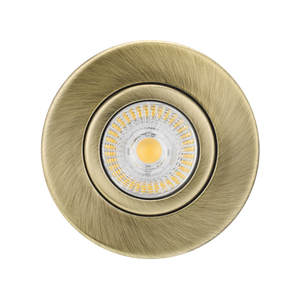 Bell 10659 - Fire Rated MV/LV Centre Tilt - Brass Downlights Bell - The Lamp Company