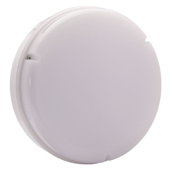 Bell 010829 - 14W Utilita LED Bulkhead, Round - White w/Opal Bezel