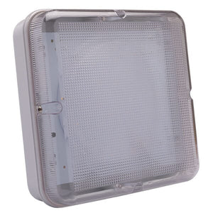 Bell 010839 - 14W Utilita LED Bulkhead, Square Emergency - White w/Clear Bezel Bell Light Bulbs bell - The Lamp Company