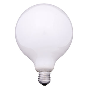 125mm Round 240V 25W E27 Opal Rough Service  Other - The Lamp Company