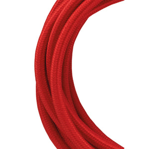 Bailey 139676 - Textile Cable 2C Red 3m Bailey Bailey - The Lamp Company