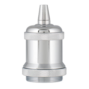 Bailey 139694 - Retro Lampholder Alu E27 Compl. Chrome Bailey Bailey - The Lamp Company