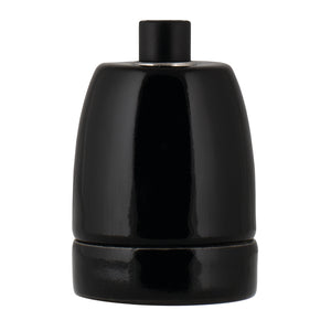 Bailey 139706 - Lampholder Porcelain E27 Black Bailey Bailey - The Lamp Company