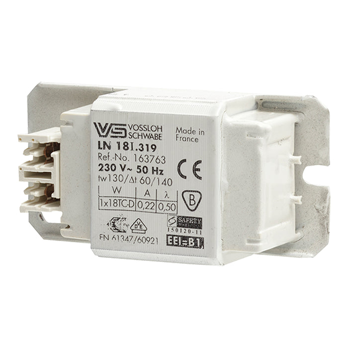 VS 163763 EM Ballast LN18I.319 B1 230V50Hz 1X18W The Lamp Company