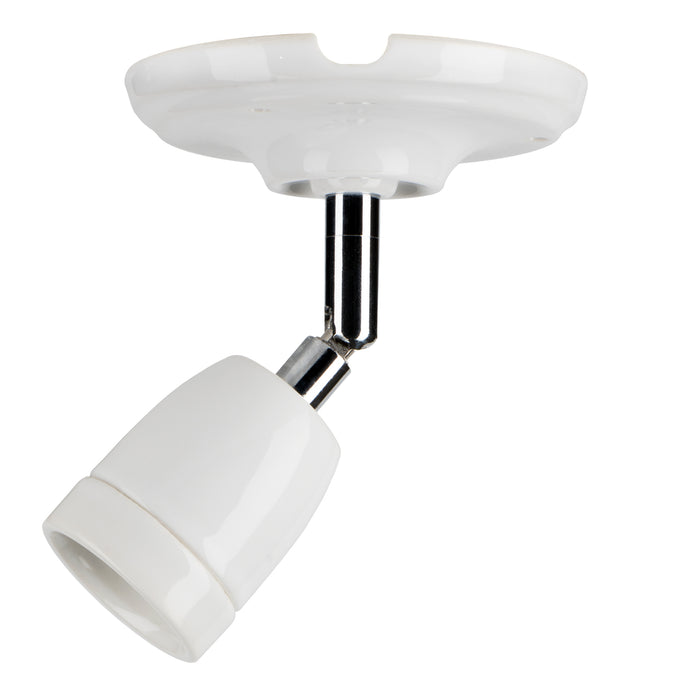 Bailey - 140321 - Ceiling / Wall Lamp Porcelain L E27 White
