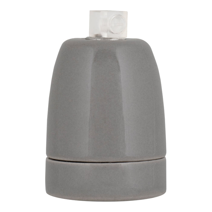 Bailey - 140322 - Lampholder Porcelain E27 Grey