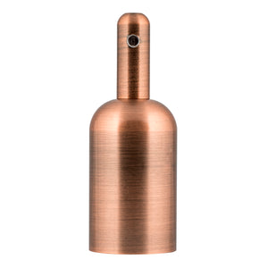 Bailey - 140328 - Lampholder Alu Bottle E27 Copper Antique Light Bulbs Bailey - The Lamp Company