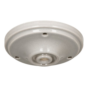 Bailey - 140333 - Ceiling Cup Porcelain Grey Light Bulbs Bailey - The Lamp Company
