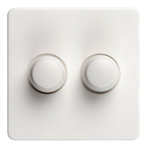 Bailey 140359 - Tradim 0411 Cover+buttons (duo) Peha STD White Bailey Bailey - The Lamp Company