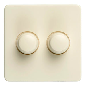 Bailey 140360 - Tradim 0416 Cover+buttons (duo) Peha STD Cream Bailey Bailey - The Lamp Company
