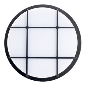 Bailey - 140800 - LED Bulkhead Slim 20W 1350lm 4000K IK10 Round Black Light Bulbs Bailey - The Lamp Company