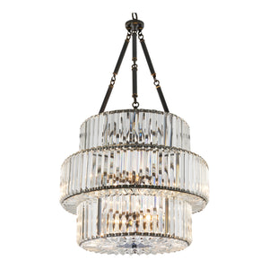 Bailey 140834 - Chandelier Alistair Triple Black Metal Bailey Bailey - The Lamp Company